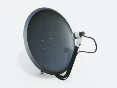 Antenna 03 Low-poly 3D model