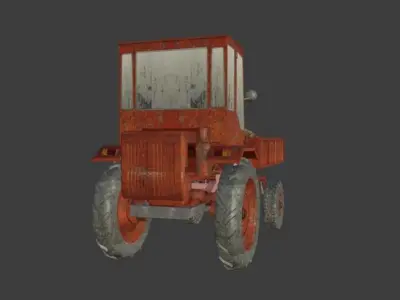 T16 Vladimirets Tractor  3D model