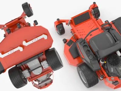  Simplicity Courier Lawn Mower Ride On Orange 