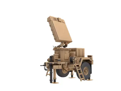 Kalkan Radar 3D model