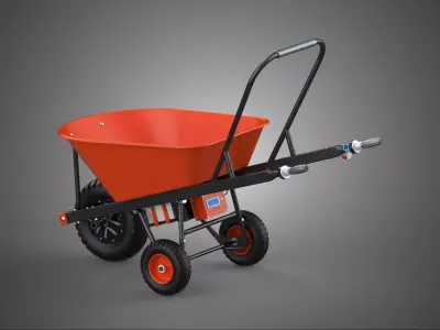 TIPPING TILT DUMP ELECTRIC WHEELBARROW WHEEL BARROW BATTERY BLDC 3D model