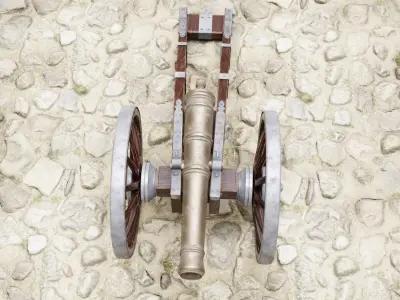 Old Cannon 3D model