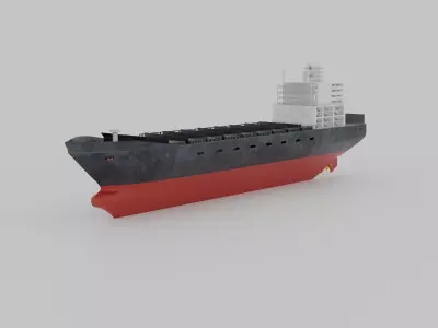 Okinava Freight ship 3D model