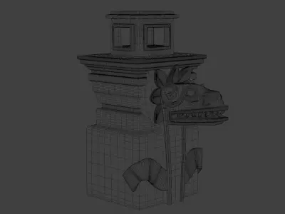 Aztec Ancient Totem - Highly Detailed 3D Model 3D model