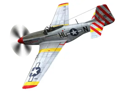 North American P-51D - Flying Dutchman  3D model