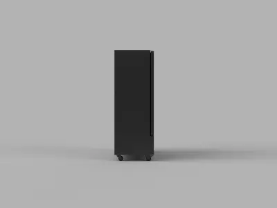 Double Upright Refrigerator or Freezer 3D model