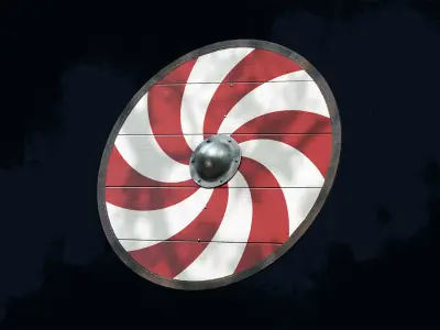 Viking Shield 2 - New and bloody 3D Model Pack