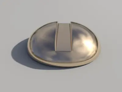 Head Screw Low-poly 3D model