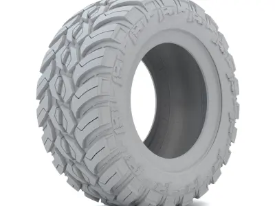 AMP MT 40x15 Off Road Tire  3D model