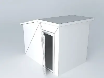 Eco Rail Track LineSide Hut Old Steam Days Free 3D model