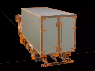 Ashok Leyland Boss Cargo Truck 3D model