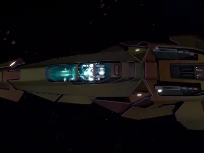 WIPE OUT - XF SPACE FIGHTER Low-poly 3D model
