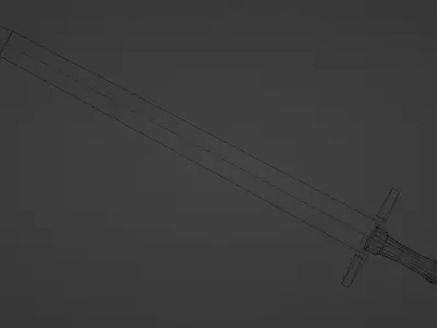 base sword collection low-poly game ready Free low-poly 3D model