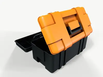 Tool Kit Box Low-poly 3D model