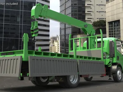 Manipulator Crane for Truck 3D model