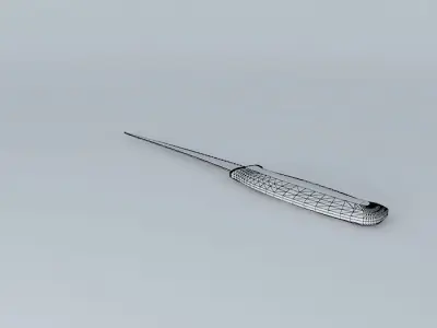 knife with handle Free 3D model