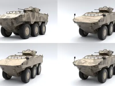 Pars 3 6X6 3D model