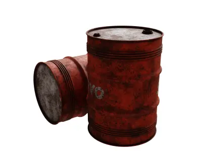 Oil drum 3D model buy