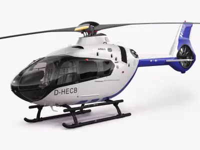 Airbus Helicopter H135 3D model purchase