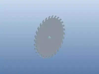 Cutter circular saw blade Free 3D model