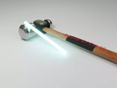 Good looking hammer Free 3D model