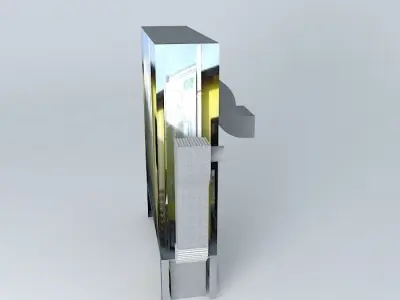 Nestro filtering unit for wood chips Free 3D model