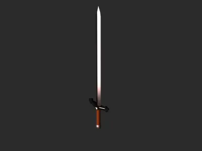 Espada Low Poly  para Juegos Low Poly Realistic Sword  for Game Low-poly 3D model