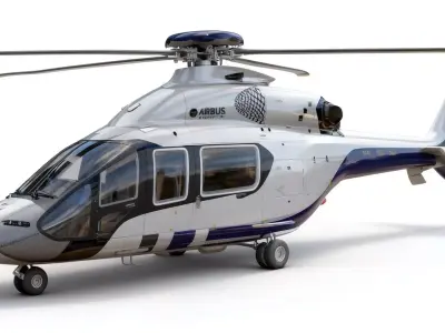 High-Detail Helicopter Airbus H160 3D model