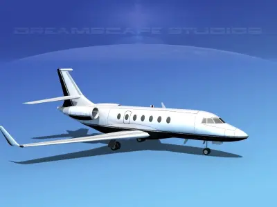 Dassault Falcon 2000 V04 3D model purchase