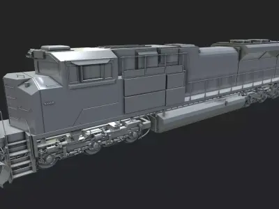 EMD-SD70ACe Locomotion 3D model