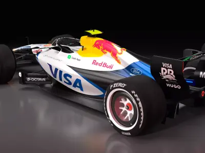 2026 Visa Cash App RB F1 plus Photoshop files 3D model