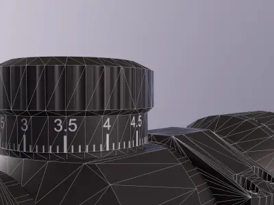 Red Dot Sight Low-poly 3D model shop