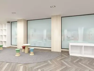 Bank Office Branch 3D model purchase
