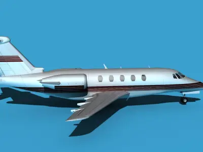 Cessna Citation 650 III V13 3D model