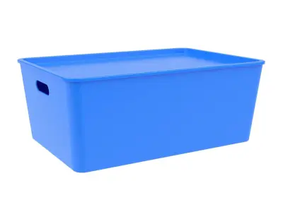 Plastic box 02 3D model
