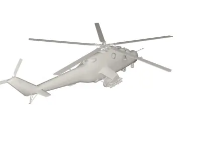 Helicopter 3D model 22