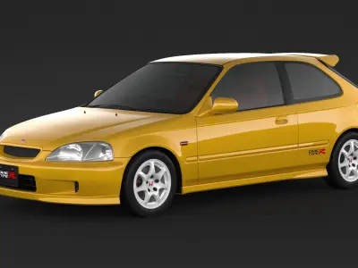Honda Civic Type R 3D model purchase