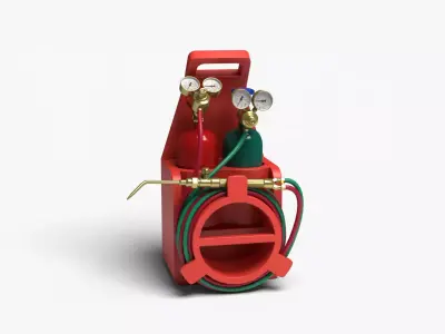 Oxyacetylene 3D model