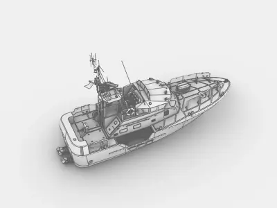 Rescue Boat 3D model by nsd7night