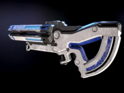 M-560 Hydra Mass Effect 3D model