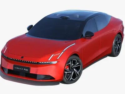 2025 Lynkco Z10 Low-poly 3D model