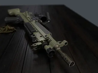 M249 - Modular Gun 3D model