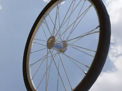 Bike tire Free 3D model