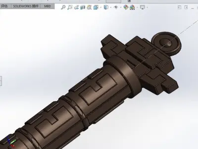 Tianwen sword 3D model