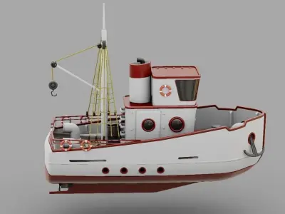 Fishing Boat  3D model