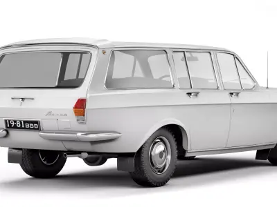 GAZ-24-02 Volga 1972 3D model