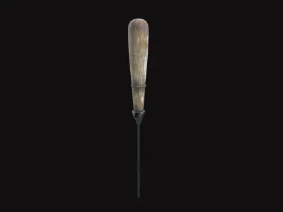 Medieval Chisels V04 Low-poly 3D model