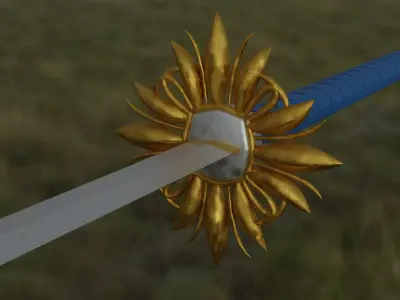 Kai Dai Ken  Odachi Model Low-poly 3D model