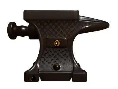 Stylized Anvil Industrial Prop Model Low-poly 3D model