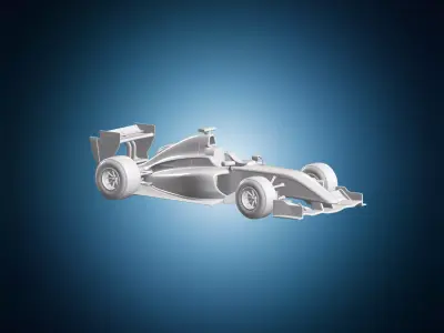 F1 Racing Car 3D print model